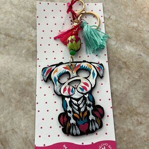 Handmade Day of the Dead Keychain